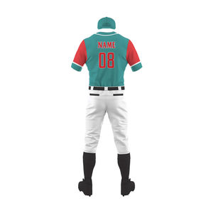 Tenues de baseball de haute qualité, personnalisables avec nom et numéro, service OEM, grandes tailles, légères, respirantes et anti-humidité - Product Image 6