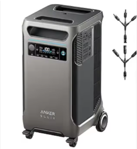 Estación de Energía Portátil SOLIX F3800 Nueva, Baterías LiFePO4 de 3840 Wh, Ultra Alta Potencia de 6000 W CA - Product Image 1