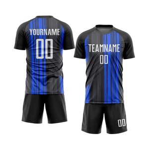 Uniforme de football d'été personnalisé par sublimation - Short respirant léger à séchage rapide imprimé 100% polyester, vente en gros directe usine - Product Image 5