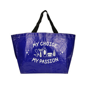 Bolsas de Compras Tejidas de PP con Patrón y Empaque Personalizables, Opciones Multitamaño - Product Image 4