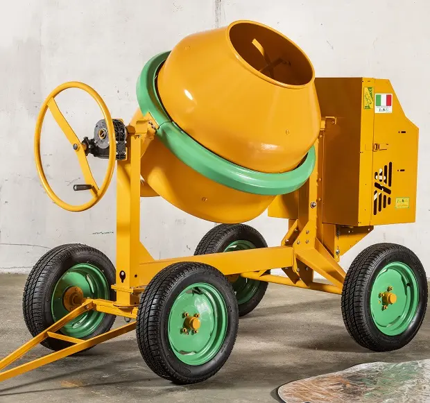 disassembled concrete mixer machine packed in carton box model S360 S14A cement mixer machine Diesel Gasoline Petrol Electric