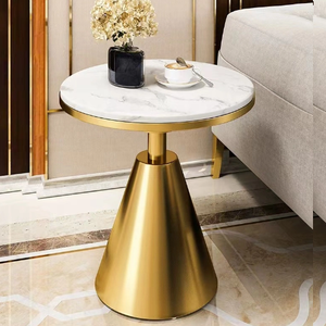 Mesa auxiliar metálica de moda, mayorista, mesa auxiliar, recién llegado, mesa recubierta de polvo brillante, muebles para sala de estar a bajo precio - Product Image 6