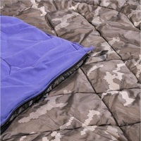 Manta de Raschel para 2 Personas, Impermeable, Relleno de Lana de Oveja Mongola, Acolchada Militar, Plegable para las Cuatro Estaciones, Ideal para Viajes y Campamentos al Aire Libre