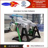 Fourneau à creuset à gaz naturel pour la fusion de la ferraille d'aluminium, la fonte de lingots de coulée sous pression, de 100 à 700 kg par lot