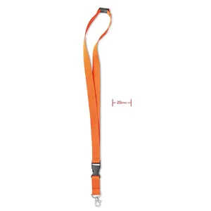 Personalized LANY Lanyard with Carabiner <b>Clip</b> for Merchandising & <b>Badge</b> Holder Accessories - Product Image 1