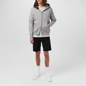 Sweat-shirt à capuche noir à logo personnalisé, coupe classique, meilleure qualité, polaire d'hiver, pour homme adulte, polyester/coton respirant - Product Image 6