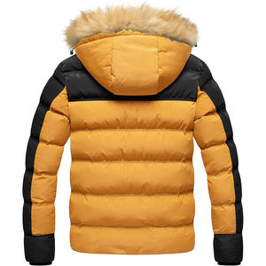 2025 doudoune élégante coupe-vent avec tissu en polyester respirant veste d'hiver pour hommes personnalisation du taux de gros - Product Image 2