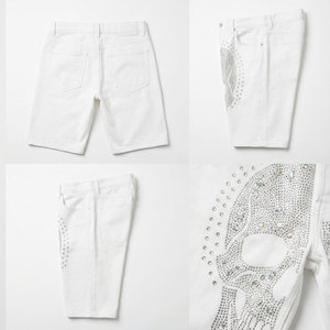 Shorts en jean délavé pour homme, tenue décontractée d'été, matière douce et résistante - Product Image 5