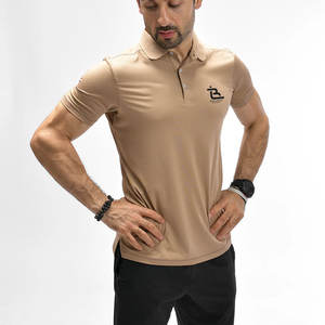 เสื้อโปโลออกกำลังกายแบบพอดีตัว ผลิตจากผ้าที่ระบายความชื้นได้ดี สวมใส่สบาย น้ำหนักเบา - Product Image 2