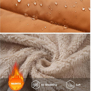 Chaquetas acolchadas de la mejor calidad para hombre, cremallera con sudaderas con capucha, ropa de moda, chaqueta acolchada de invierno cálida con dos bolsillos delanteros - Product Image 4