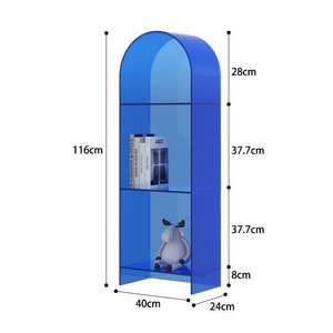 Akrilik Modern Rak Buku Insert Tampilan Buku Berdiri Rak Penyimpanan Majalah Desktop - Product Image 2