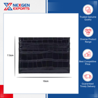 Nexgen exporte dans le monde entier, vendant des porte-cartes de crédit en cuir PU de qualité exceptionnelle, sans fermeture, avec logo personnalisé, couleur personnalisée, livraison mondiale.