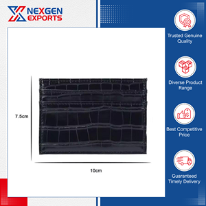 Tarjetero de Cuero PU de Excelente Calidad, Sin Cierre, para Compradores Mayoristas Globales, Mercado Minimalista - Product Image 6