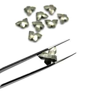 Cuentas de Pirita Natural en Forma de Mariposa de 14 mm, Facetadas, para Joyería - Product Image 2
