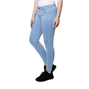 Pantalons en jean décontractés de haute qualité pour femmes, en coton, prix de gros, respirants - Product Image 2