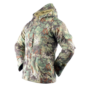 Veste de chasse en softshell pour homme, imperméable, coupe-vent, camouflage, pour temps froid, technologie Bayer Material - Product Image 4
