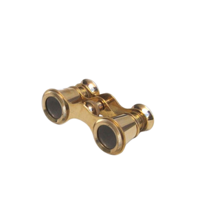 Jumelles nautiques décoratives en laiton pour amoureux du vintage, idéales pour l'affichage de table de bureau et le style intérieur marin - Product Image 1