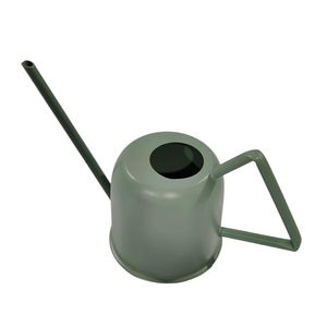 Regadera de jardín de acero Premium Regadera de metal resistente Regadera de acero inoxidable para interiores/exteriores Regadera de acero - Product Image 1