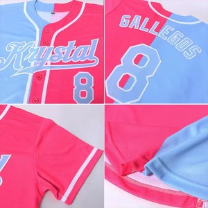 Uniformes de Softbol Personalizados de Alta Calidad al por Mayor, Jersey de Softbol Personalizable en Tallas, Impresión por Sublimación - Product Image 6