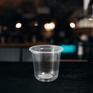 Quang Quan transparente desechable 12oz a 24oz vasos de plástico de pared simple PP para bebidas calientes/frías leche té jugo café - Product Image 2