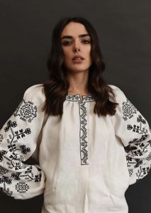 100% haut en popeline de coton jaune avec glands de broderie Simple tissé tenue décontracté Look roumain nouvelle Collection pour l'été hiver - Product Image 5