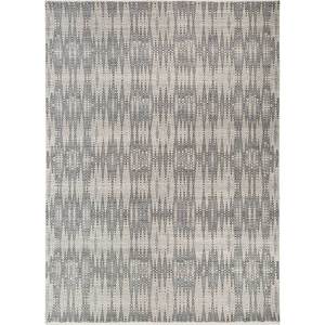 Alfombra de Lana Tejida a Mano Kairos Azul, Diseño Geométrico 3D, Rectangular, para Hogar, Sala de Estar, Pasillo - Modelo SKWL-512 - Product Image 1