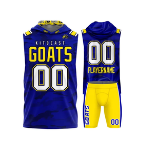 7 on 7 Sublimated Compression Set Jerseys 7v7 Football Uniform Custom Package Deal Quarterback Training <b>Flag</b> Football Uniform - Product Image 5