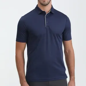 2025 Logo personnalisé pour polo de Sialkot Pakistan Tissu en jersey respirant durable avec motif solide - Product Image 1