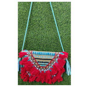 กระเป๋างานแต่งงานสีเทอร์ควอยส์สำหรับผู้หญิงกระเป๋าทรงซองจดหมายดีไซน์หรูหรากระเป๋าลูกปัดราตรีสำหรับผู้หญิงออกแบบได้ตามต้องการ - Product Image 6