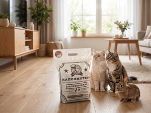 Litière pour chat en blé propre et moelleuse, parfum noix de coco, écologique, granulés naturels agglomérants pour hamsters, chats et lapins 10L - Product Image 3