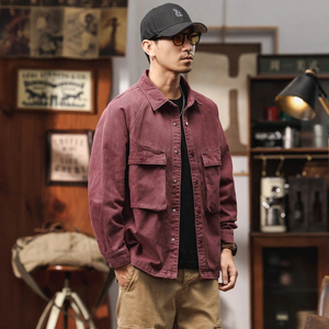 เสื้อแจ็กเก็ตสำหรับผู้ชายเสื้อแจ็กเก็ตแนวสตรีทงานปัก - Product Image 4