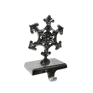 Présentoir durable élégant de support de bas d'étoile en métal pour la décoration de vacances classique grande idée cadeau de fête pour le manteau de Noël - Product Image 4