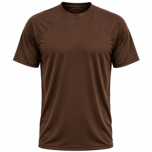Men's Crew Neck Short Sleeve Moisture Wicking <b>Polyester</b> Jersey T-<b>Shirt</b> Solid Color Regular Fit All Seasons - Product Image 4