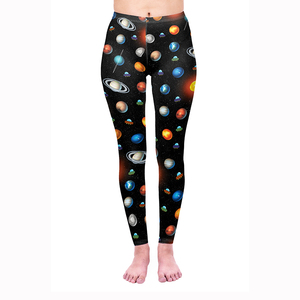 Leggings personnalisés pour femmes design sublimé à bas prix meilleure étiquette personnalisée pour les leggings pour femmes - Product Image 1