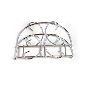 Support de papier de soie en acier inoxydable artisanal de dernière conception pour la décoration de table à manger de restaurant - Product Image 1