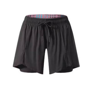 Running Womens Crossover Waist Gym Scrunch Shorts Pocket Yoga Leggings Shorts 2025 - Product Image 4