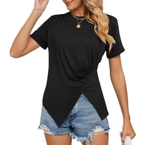 Fit Camisetas de algodón Vestido Sólido Elegante Moda Premium Camisetas Mujer Diseñador Camiseta de alta calidad para hombres - Product Image 5