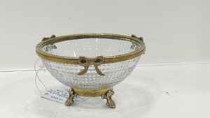 Latest Brass & <b>Glass</b> candy <b>Bowl</b> for Home, Hotel, Restaurant Tabletop Dinnerware Brass Antique Fruits <b>Serving</b> <b>Bowl</b> - Product Image 3