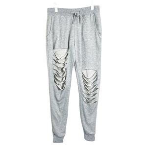 Vêtements personnalisés, pantalons de survêtement légers empilés et délavés pour hommes et femmes, respirants, noirs, style décontracté, non tissés - Product Image 6