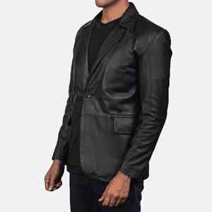 Chaqueta de Cuero Personalizada de Alta Calidad para Hombre, Impermeable, Cortavientos, a la Moda, para la Temporada de Invierno, Hecha en Pakistán, Ropa Casual de Calle - Product Image 4