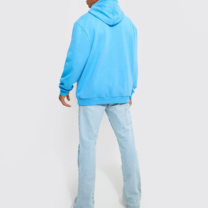 Sweat à capuche oversize en coton éponge 100% pur de haute qualité, streetwear, polaire épais, épaules tombantes, écologique, unisexe, en vente - Product Image 3