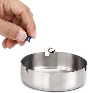 Premium Quality Gold Grey Silver Stainless Steel <b>Ashtray</b> Metal Cigar <b>Ashtray</b> <b>Portable</b> Ash Tray - Product Image 6