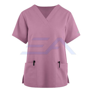 Meilleurs fabricants de hauts classiques à col en V pour femmes, vente chaude, faible MOQ, hauts personnalisables de haute qualité - Product Image 1