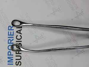 Fórceps de sujeción de esponja Foerster, mandíbulas dentadas rectas, acero inoxidable de grado quirúrgico - Product Image 3