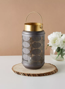 Nouvelles lanternes supports de fil de fer décors cône fer métal bougeoir bocaux décors pour la maison fabricant en gros fournisseur - Product Image 5