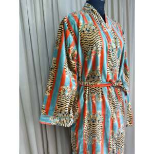 Kimono de luxe unisexe en velours, élégant, réversible, doublé coton, robe de chambre originale, veste bohème, robe de maison pour automne, hiver et Noël - Product Image 5