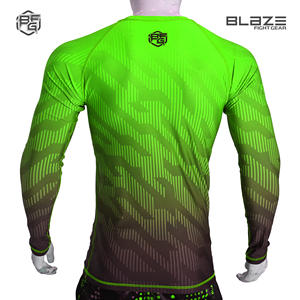 เสื้อรัดรูปโพลี20% สแปนเด็กซ์สำหรับผู้ชายทำจาก80% - Product Image 3