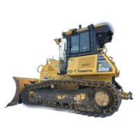 Bulldozer sur chenilles KOMATSU D51PX-24 d'occasion 2020 à faible coût, peu d'heures de travail, avec moteur Cummins et moteur CE EPA, à vendre