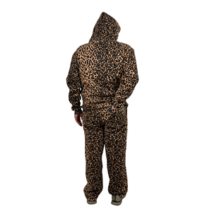 New Trending <b>Drop</b> Shoulder Oversize 500Gsm Pullover Tracksuit Men Jogger <b>Drop</b> Shoulder Hoodie Baggy Sweatpants Tracksuit - Product Image 2