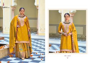 Designer Silk Salwar Suit with Handwork Fashion-Style Long Pakistani Salwar Kameez Dupatta Dress for Party Wedding Functions - Product Image 5